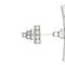 Broche Epingle Art Déco en platine et diamants. 58 Facettes 29926