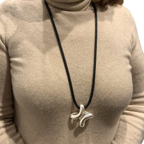 Collier Collier Hermès "Lima" en argent. 58 Facettes 30096