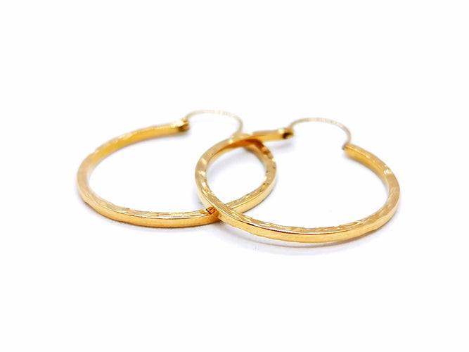 Boucles d'oreilles Boucles d'oreilles Créoles Or jaune 58 Facettes 990299CD