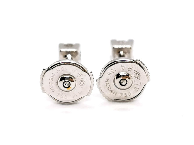 Boucles d'oreilles Boucles d'oreilles Puces Or blanc Diamant 58 Facettes 1089901CD