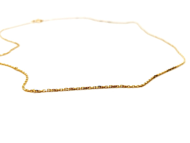 Collier Collier Maille forçat Or jaune 58 Facettes 1167339CN