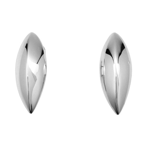 Boucles d'oreilles Boucles d'oreilles navette en or blanc. 58 Facettes 28446