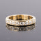 Bague 52 Demi alliance or jaune diamants 58 Facettes 20-257-48