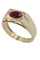 Bague Bague rubis et diamants 58 Facettes