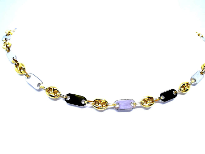 Collier Collier Grain de café Or jaune 58 Facettes 851001CN
