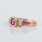 Bague Bague Vintage Or jaune Rubis Diamant 58 Facettes 1