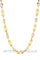 Collier Chaine maille grain de café et plaques 58 Facettes 35251