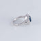 Bague 53 Bague style Marguerite Saphir Diamants 58 Facettes 1