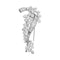 Broche Broche Boucheron, "Plume", en platine et or blanc, diamants. 58 Facettes 29435