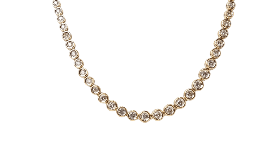 Collier Collier rivière Or jaune Diamants 58 Facettes 32340