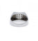 Bague 55 / Blanc/Gris / Or 750 Bague pavage Diamants 58 Facettes 210037R