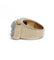 Bague 46 / Jaune et blanc / Or 750‰ et Platine 950‰ Bague Tank Diamants 58 Facettes 230041SP