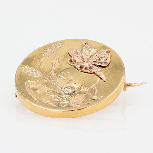 Broche Broche ancienne de col papillon et son diamant 58 Facettes 20-118