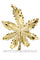 Broche Broche feuille diamant 58 Facettes 31341