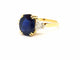 Bague 55 Bague Or jaune Saphir 58 Facettes 757301CN