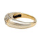 Bague 48 Bague Van Cleef & Arpels modèle "Philippine" en or jaune et blanc, diamants. 58 Facettes 29725-1
