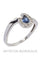 Bague 53 Bague moderne saphir et diamants 58 Facettes 32031