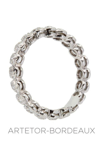 Bague 52 Alliance diamants 58 Facettes 33101