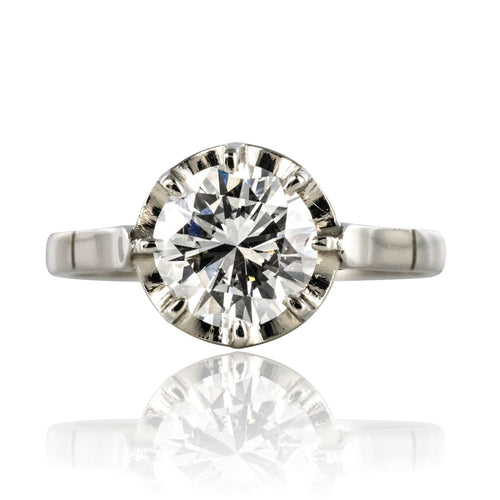 Bague 54 Solitaire diamant 1,50 carat 58 Facettes 19-649