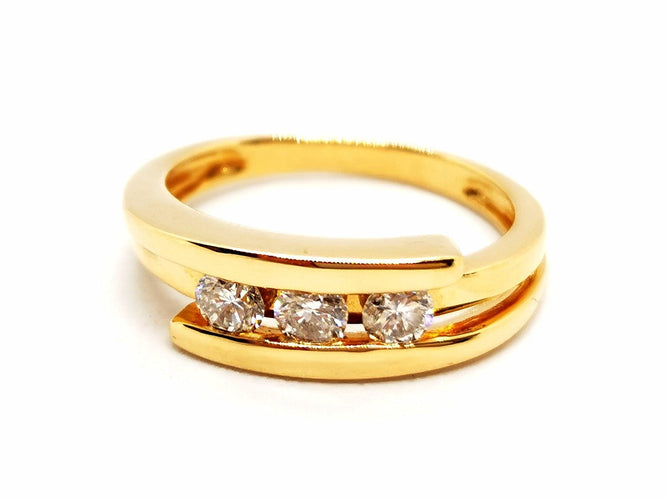 Bague 53 Bague Or jaune Diamant 58 Facettes 1137225CN