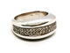 Bague 54 Bague Jonc Or blanc Diamant 58 Facettes 1126576CN