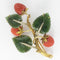 Broche Broche ancienne branche de fraisier 58 Facettes 00-073-2904123