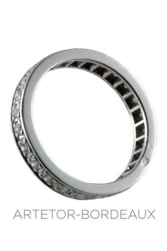 Bague 50 Alliance en diamants 58 Facettes