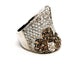 Bague 56 Bague Or blanc Diamant 58 Facettes 1161905CN
