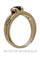 Bague 52 Bague spinelle et diamants 58 Facettes 32411