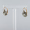 Boucles d'oreilles Boucles d'oreilles ancienne dormeuse or rose diamants 58 Facettes 17-042
