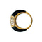 Bague 46 Bague Van Cleef et Arpels en or jaune modèle "Philippine", onyx. 58 Facettes 30227