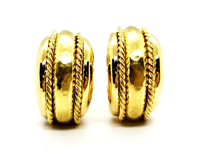 Boucles d'oreilles Boucles d'oreilles Or jaune 58 Facettes 1176283CN