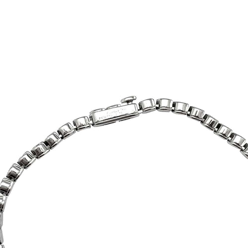 Bracelet Bracelet ligne Cartier "C de Cartier" en or blanc et diamants. 58 Facettes 30089