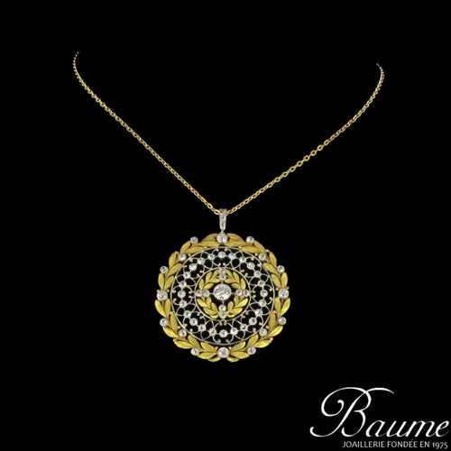 Pendentif Pendentif diamants rosace 58 Facettes 13-069-7402260