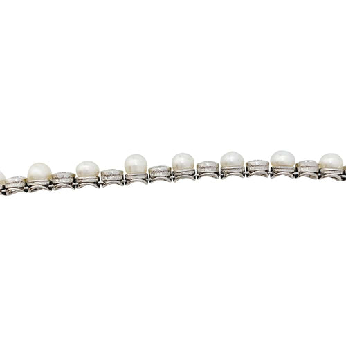 Collier Collier Van Cleef & Arpels transformable en platine, perles fines et diamants. 58 Facettes 30173