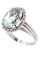 Bague Bague aigue-marine et diamants années 50' 58 Facettes