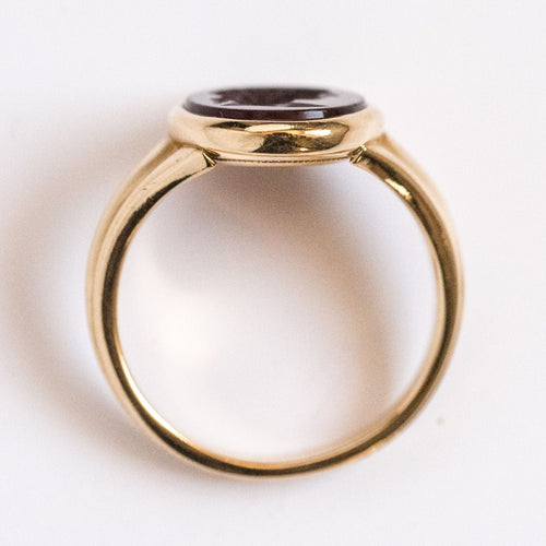 Bague 68 Bague ancienne homme intaille sur cornaline 58 Facettes 20-292-60