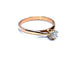 Bague 55 Bague Solitaire Or rose Diamant 58 Facettes 1021707CD