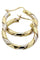 Boucles d'oreilles Créoles 2 ors 58 Facettes 30181