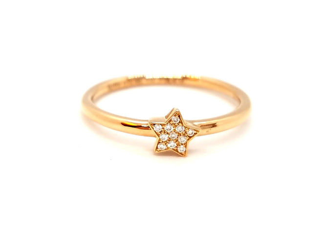 Bague 53 Fred Bague Kate Moss Or rose Diamant 58 Facettes 851010CN