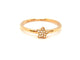 Bague 53 Fred Bague Kate Moss Or rose Diamant 58 Facettes 851010CN