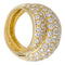 Bague 56 Bague triple jonc en or jaune et diamants. 58 Facettes 30526