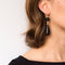 Boucles d'oreilles Boucles d'oreilles écailles cloutées d'or 58 Facettes 19-258A