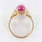 Bague 52 Bague tourmaline et feuilles d'or 58 Facettes 17-058B-52