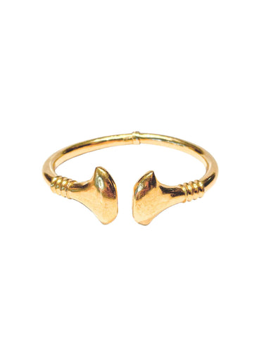 Bracelet Lalaounis - Bracelet Jonc Or Jaune Mat 58 Facettes