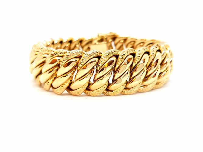 Bracelet Bracelet Maille américaine Or jaune 58 Facettes 904601CD