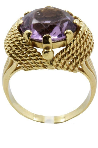 Bague 56 Bague améthyste 58 Facettes 16281