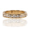 Bague 52 Demi alliance or jaune diamants 58 Facettes 20-257-48
