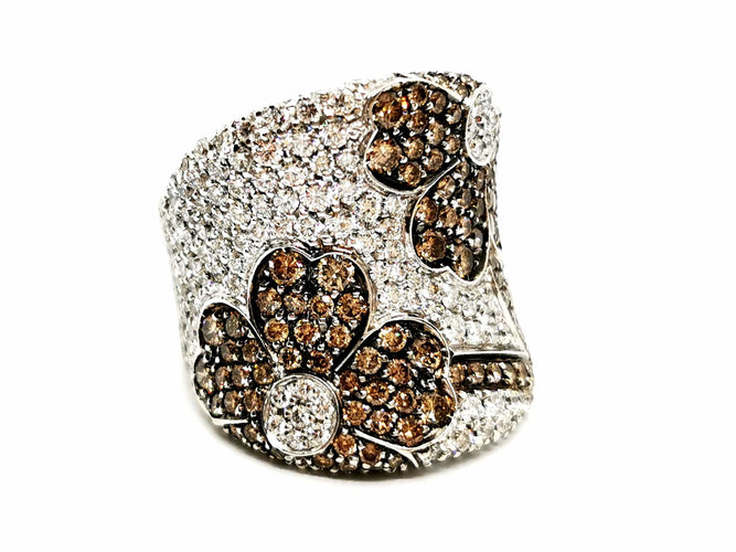 Bague 56 Bague Or blanc Diamant 58 Facettes 1161905CN