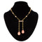 Collier Collier ancien négligé corail peau d'ange et diamants 58 Facettes 17-285